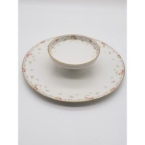 Antique Bawo & Dotter Limoges Caviar Serving Plate